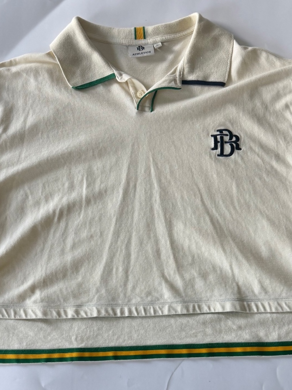 Banana Republic Women's Cropped Polo Shirt Size XL EUC 100% Cotton